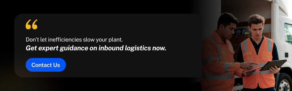 Inbound Logistics Optimization in Malaysian Food Processing Plants 4 Inbound in logistics