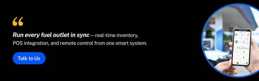 Smart Fuel Station Solutions for Multi-Outlet Chains: Real-Time Inventory, POS Sync & Remote Monitoring 1 Real time inventory